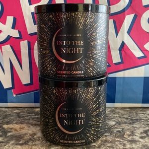 Bath & body Works 3- wick Into the night  candle